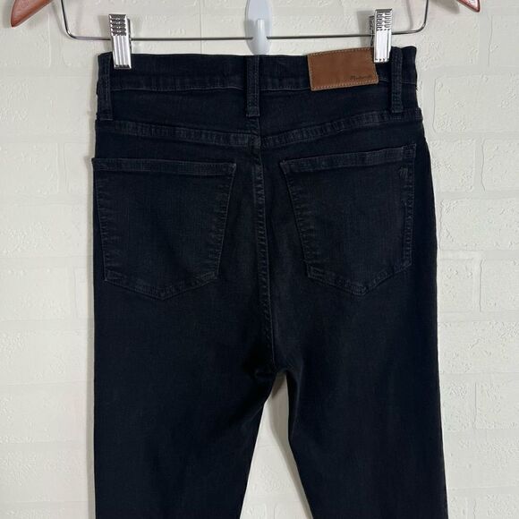 Madewell Women’s 9” Black High Rise Skinny Jeans size 25 - Picture 7 of 12